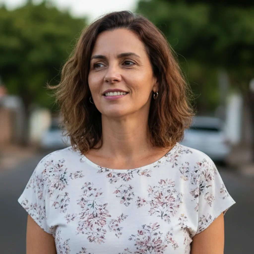 Foto da depoente Juliana